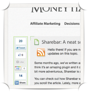 sharebar social sharing plugin